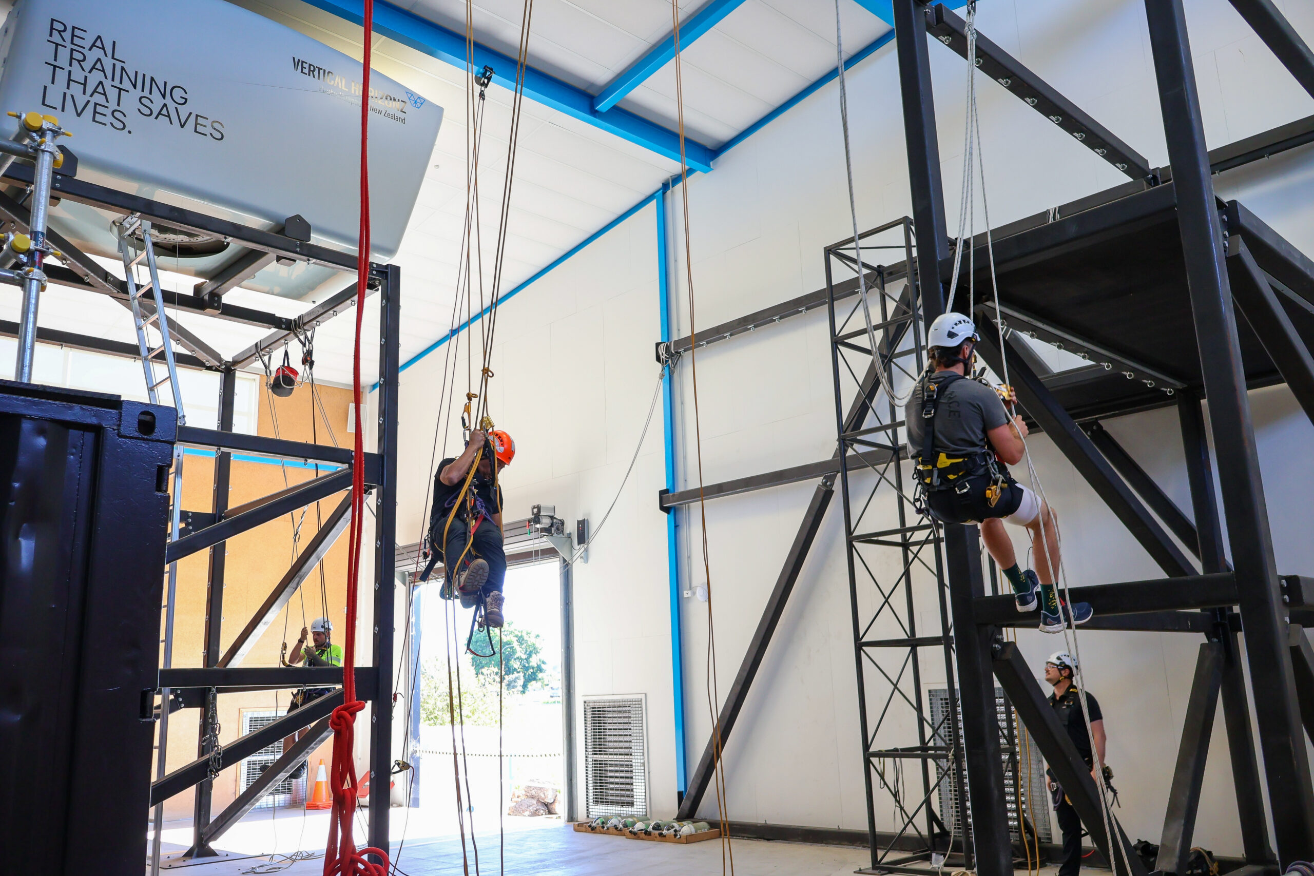 Rope access training at VHNZ